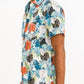 Hawaiian Print Button Down Shirt