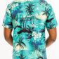 Hawaiian Print Button Down Shirt