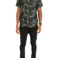 Hawaiian Print Button Down Shirt