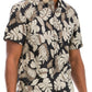 Hawaiian Print Button Down Shirt