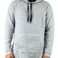 Quilted Pullover Hoodie Sweatshirts