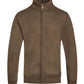 Mens Solid Full Zip Sweater