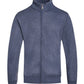 Mens Solid Full Zip Sweater