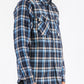 Mens Quilted Padded Flannel