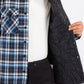Mens Quilted Padded Flannel