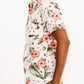 Hawaiian Print Button Down Shirt