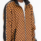 Mens Full Zip Checkered Jacket