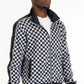 Mens Full Zip Checkered Jacket