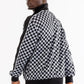 Mens Full Zip Checkered Jacket