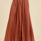 Pleated Skirt With Buttons And Pockets