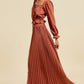 Pleated Skirt With Buttons And Pockets