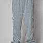 Fleece Lined Cargo Sweat Jogger Pants