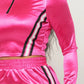 Front Zip Up Stripes Detail Jacket And Pants Set