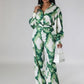 High Waisted Pants Two Piece Set