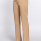Straight Fit Twill Long Pants