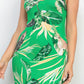 Scoop Tropical Print Maxi Dress