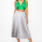 Smock V-neck Satin Bra Top