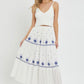 Embroidery Maxi Skirts