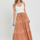 Embroidery Maxi Skirts