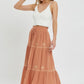 Embroidery Maxi Skirts