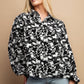 Floral Print Button Down Blouse