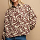 Floral Print Button Down Blouse