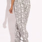 Snake Skin Printed Paper Bag Style Cargo Pants