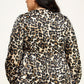 Satin Animal Babydoll Blouse