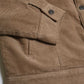 Casual Corduroy Lined Trucker Jacket