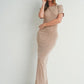 Short-sleeve Maxi Dress
