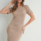 Short-sleeve Maxi Dress