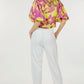 High Waist Zipper Front Skinny Pants