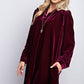 Mini Ruffle Detailing Velvet Dress