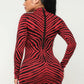 Aminal Jacquard Midi Dress W/ Lurex