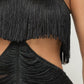 Lux Fringe Maxi Dress