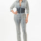 Washed Denim Jumpsuit