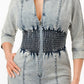 Washed Denim Jumpsuit
