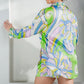 Button Down Shirt With Short Pants Set