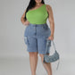 Bermuda Short, Semi-stretch