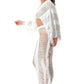 Distressed Long Skirt Set