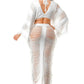 Distressed Long Skirt Set