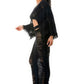 Distressed Long Skirt Set