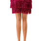 Fringe Metallic Skirt