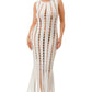 Cut Out Fringe Dress