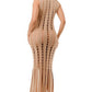 Cut Out Fringe Dress